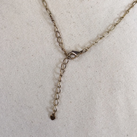 Leaf print necklace - Picture 3 of 3